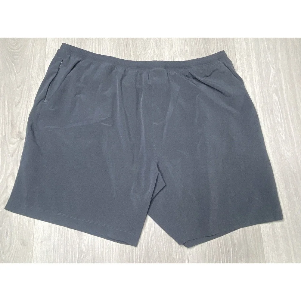 IBKUL Shorts Mens XXL Gray Performance‎ Athletic Golf Activewear Stretch